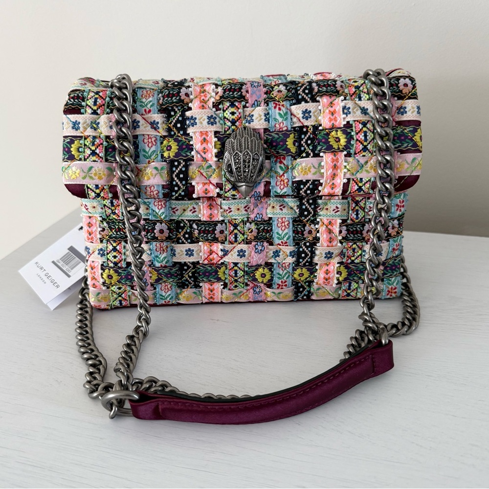 Kurt Geiger Patchwork Kensington Convertible Bag